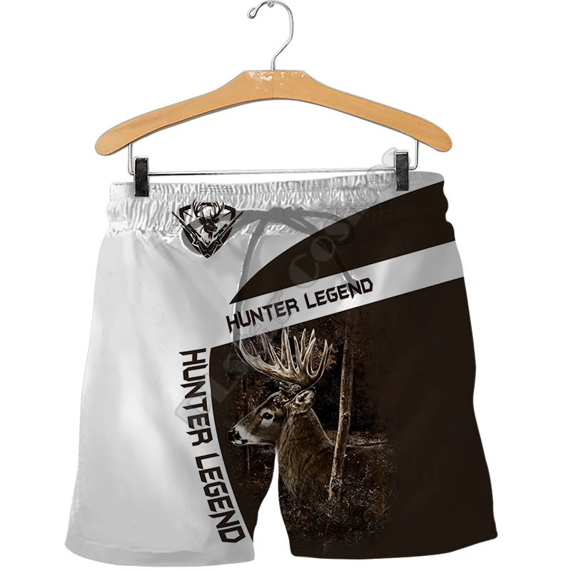 Digital men's printed pattern shorts