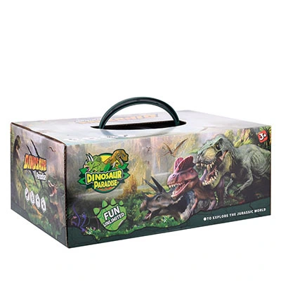 Children's dinosaur world game carpet scene