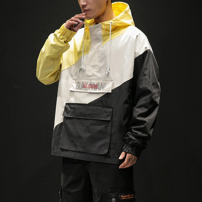 Casual hooded loose jacket