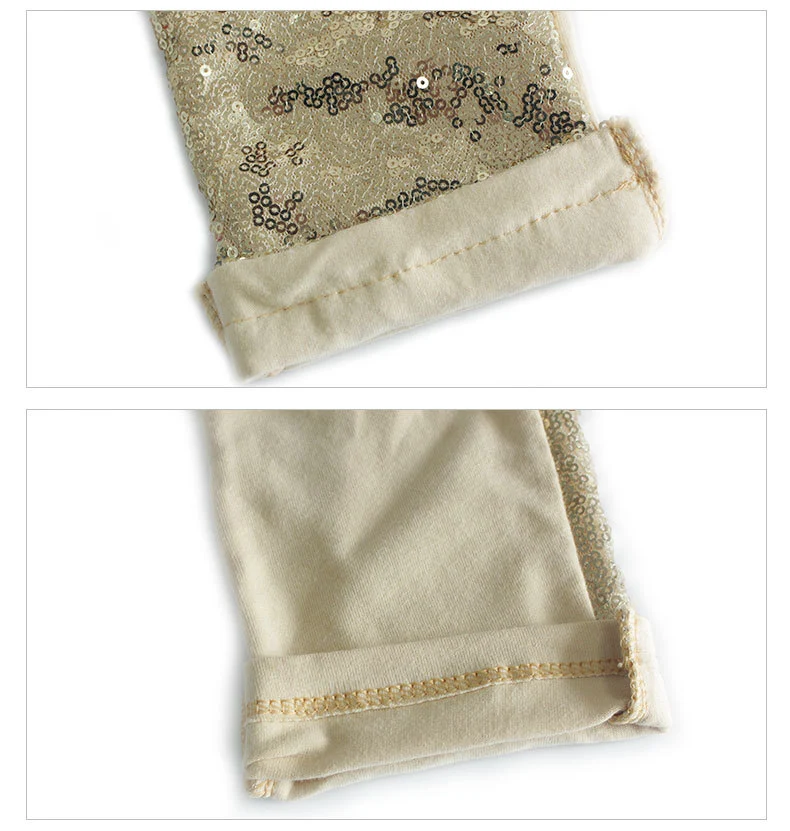 European and American Fashion Girls Sequined Trousers