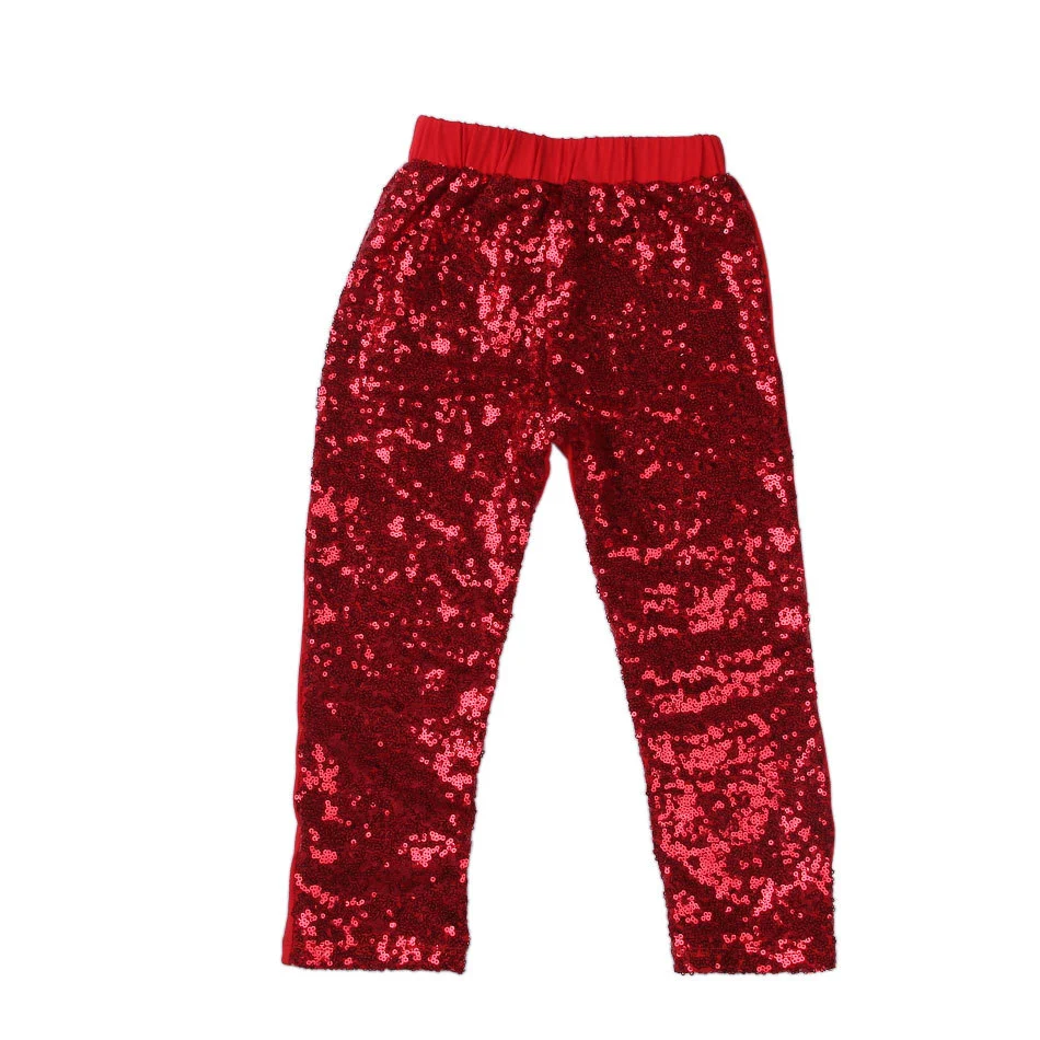 European and American Fashion Girls Sequined Trousers