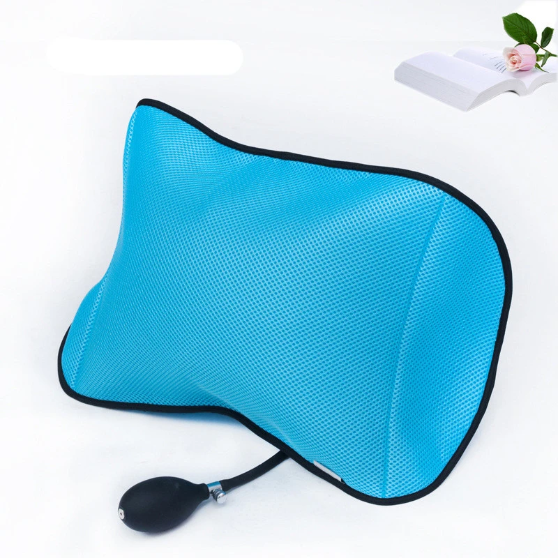 Automobile inflatable massage breathable lumbar support