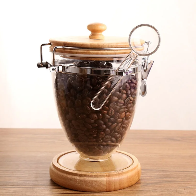 Coffee Bean Food Grade Plastic Jar Storage Tank