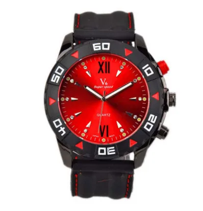 Blue /Red Plate Wrist Watch