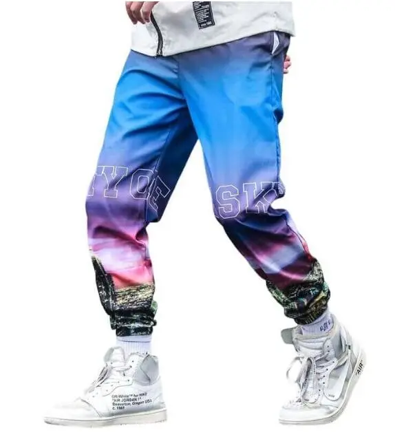 Finnegan Ombre Style Loose Hip Hop Pants