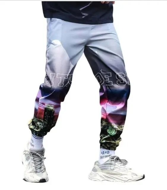 Finnegan Ombre Style Loose Hip Hop Pants