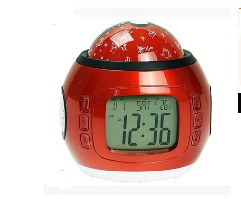 1038 projection alarm clock digital luminous wizard clock mute student bedroom bedside clock