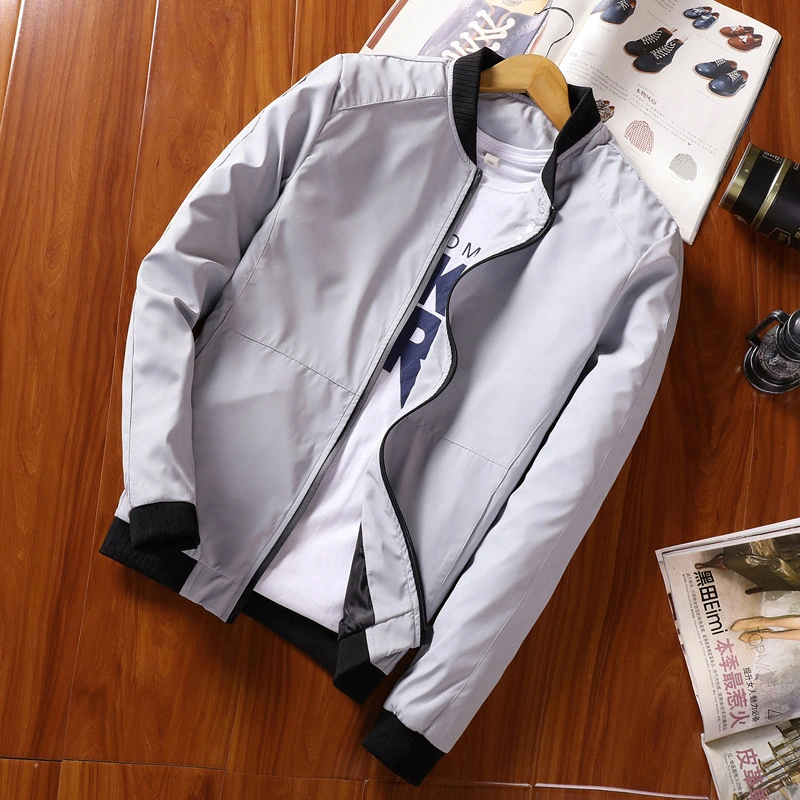 2021 men fall jacket Korean male New youth leisure jacket coat collar spring tide
