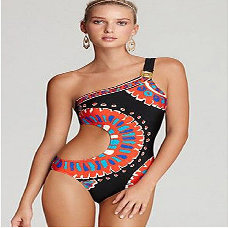 Indian style printed swimsuit