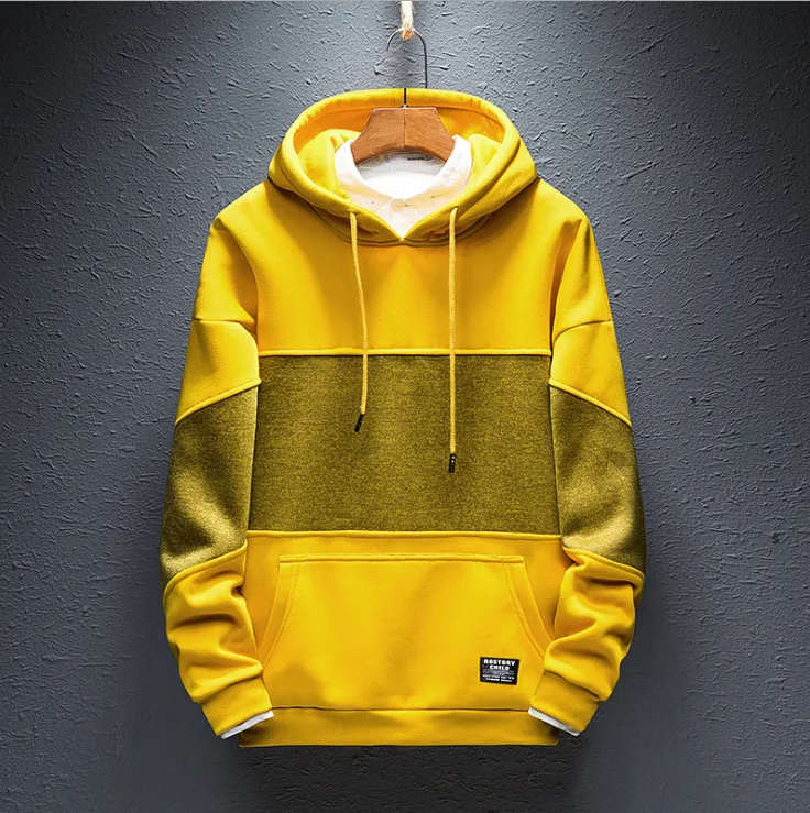 Black hooded pullover