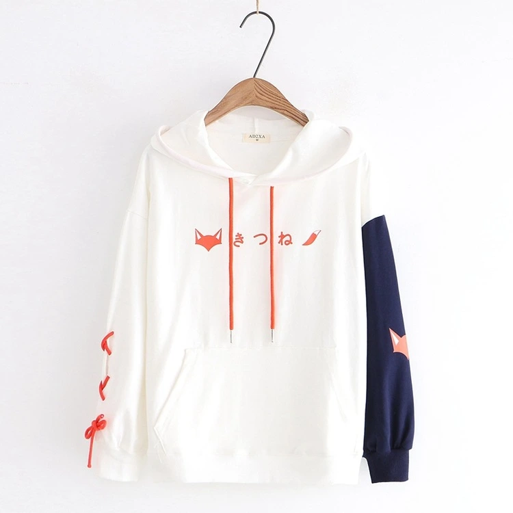 Printed Hooded Sweatshirt Hoodie