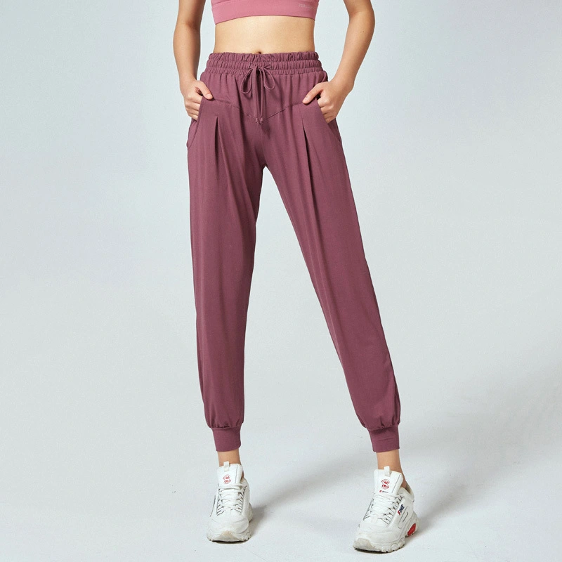 High waist running yoga pants sweatpants