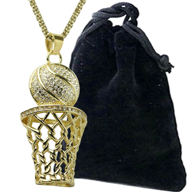 Basketball box necklace