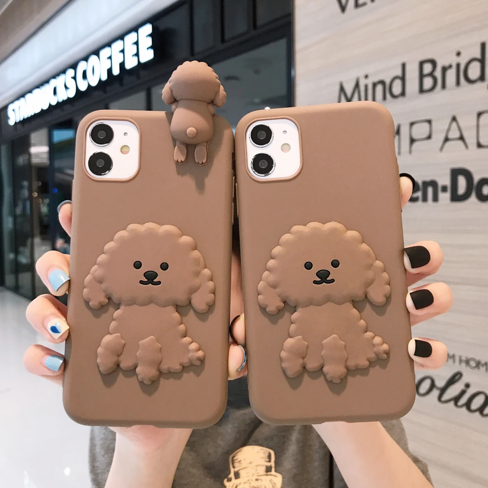 Compatible with Apple , Mobile phone case Teddy dog