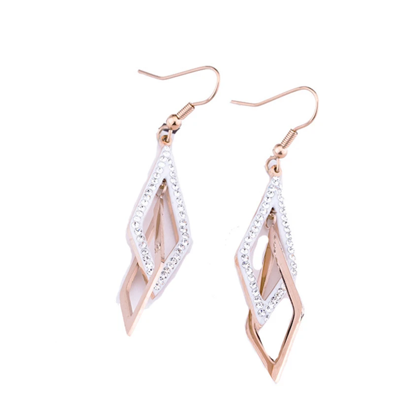 Silver Needle Korean Earrings Temperament All-match Women's