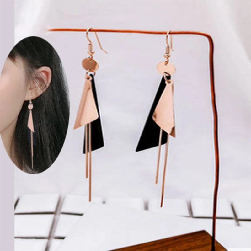 Silver Needle Korean Earrings Temperament All-match Women's