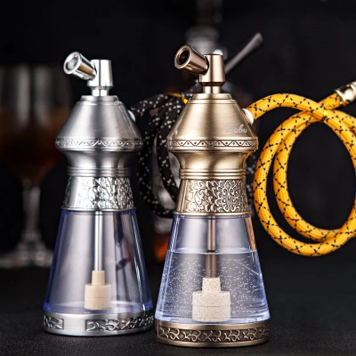 Double circulation filter cigarette holder for water pipe