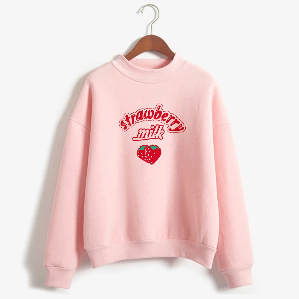 Strawberry Digital Print Sweatshirt