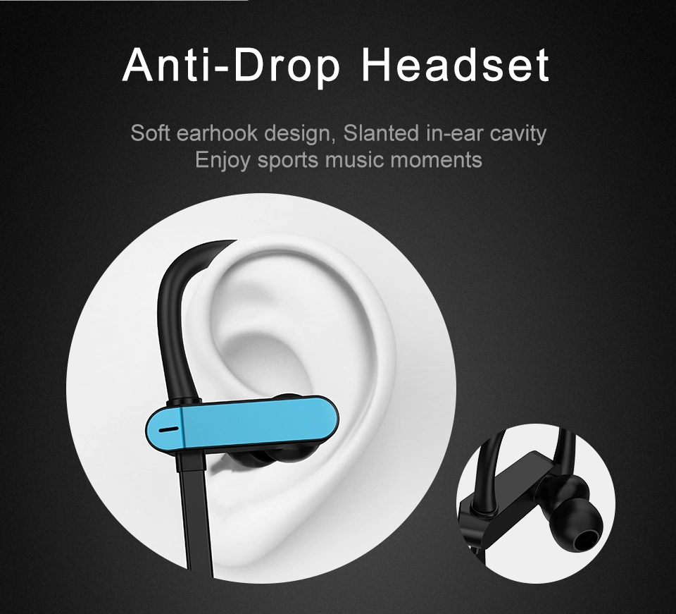 Compatible With Earphone PTM TS27 Sport Running Anti Drop Headset Ear Hook Stereo Earbuds With Mic Headphone For Phone Xiaomi Universal