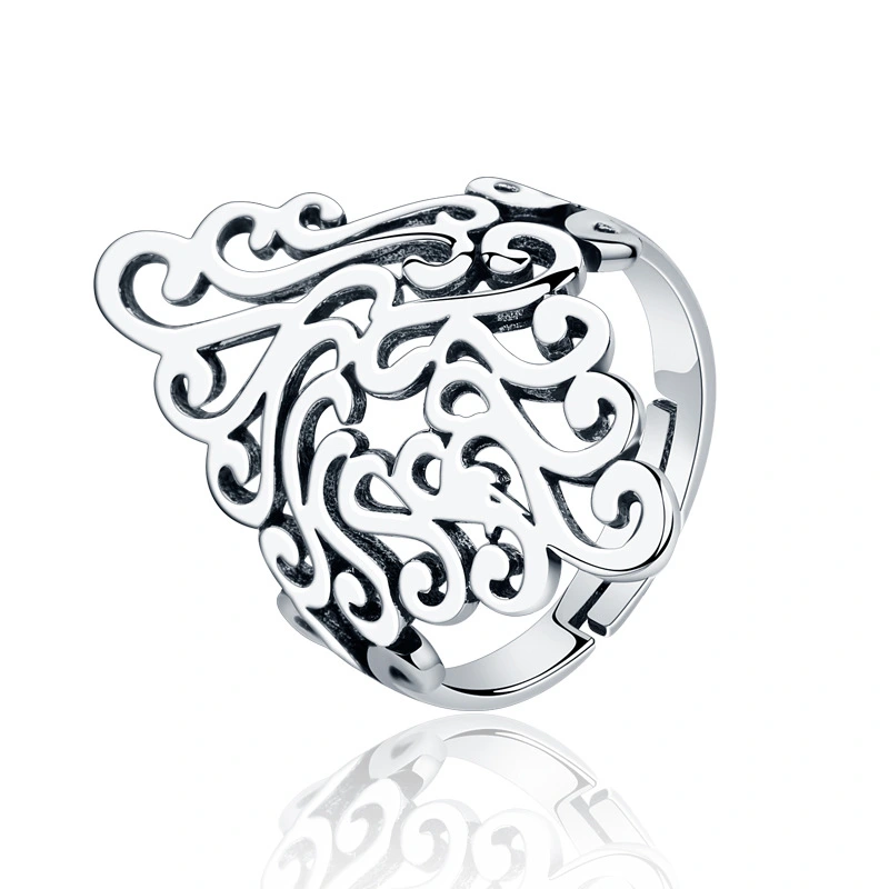 Hollow original design index finger ring