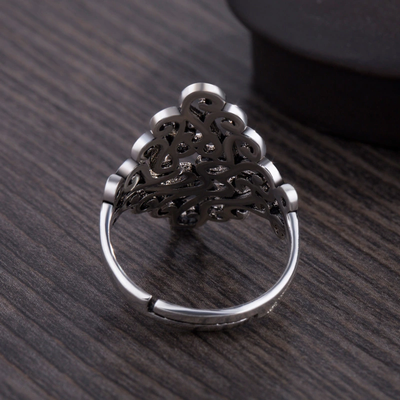Hollow original design index finger ring