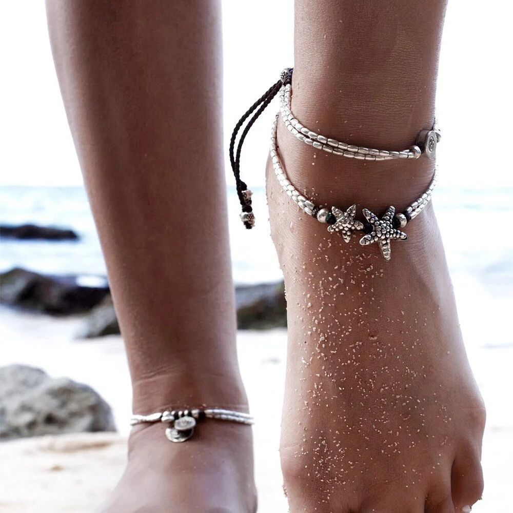 Starfish Rune Anklets