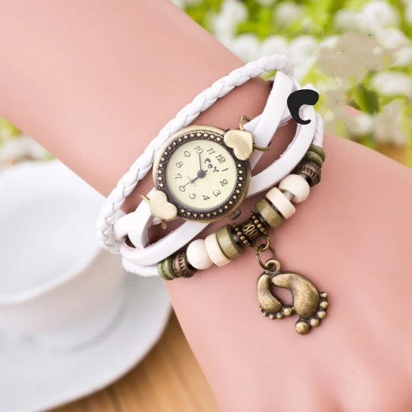 Foot bracelet vintage watch