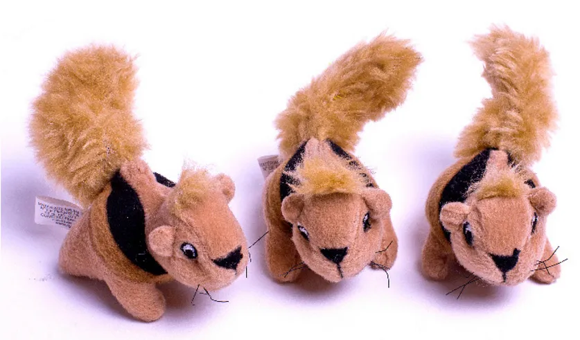 Hide and seek little squirrel doll