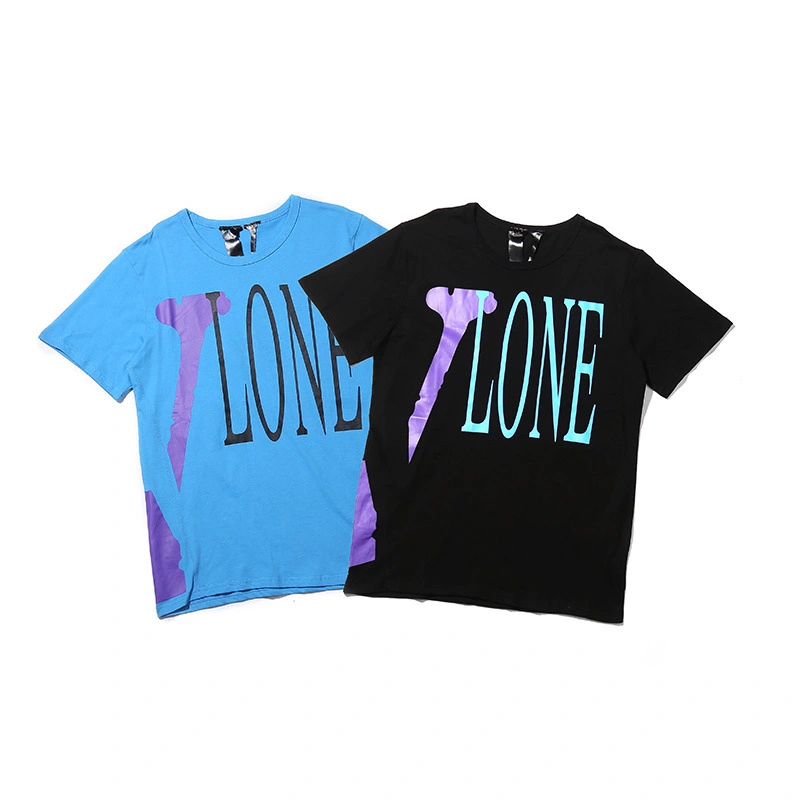 VLONE printed hip hop short sleeve T-shirt