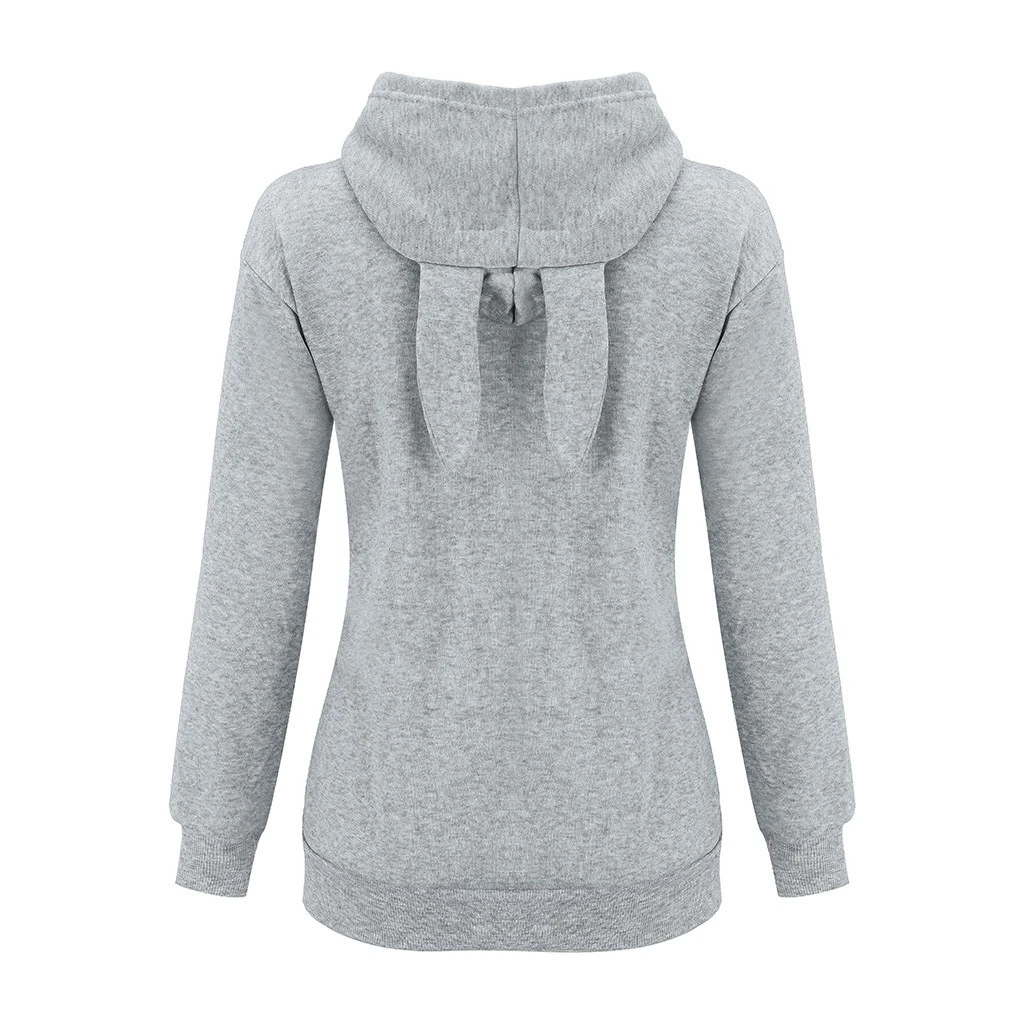Loose hooded sweatshirt