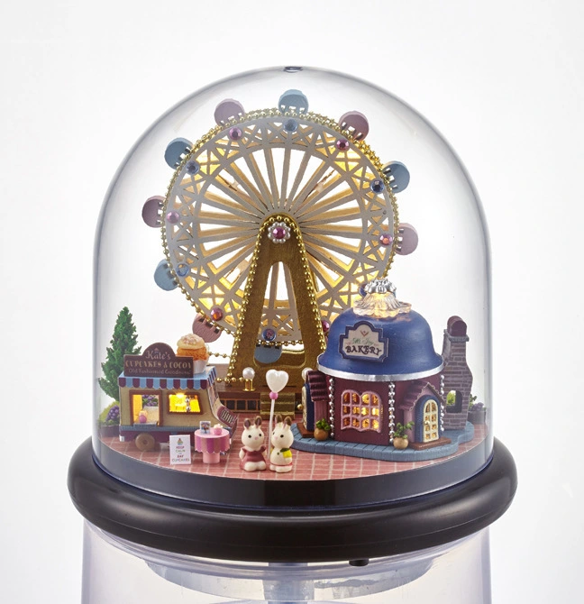 Ferris wheel transparent cover building block toy