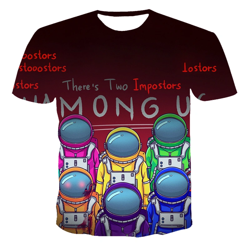 Amongus T-Shirt 2021 Summer New Top Digital
