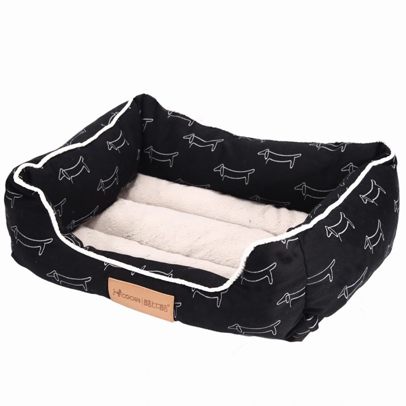 Dog kennel cotton printed cushion