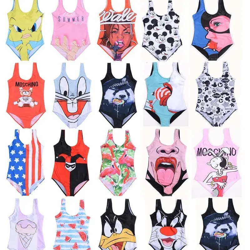 Maillot de bain une pièce imprimé