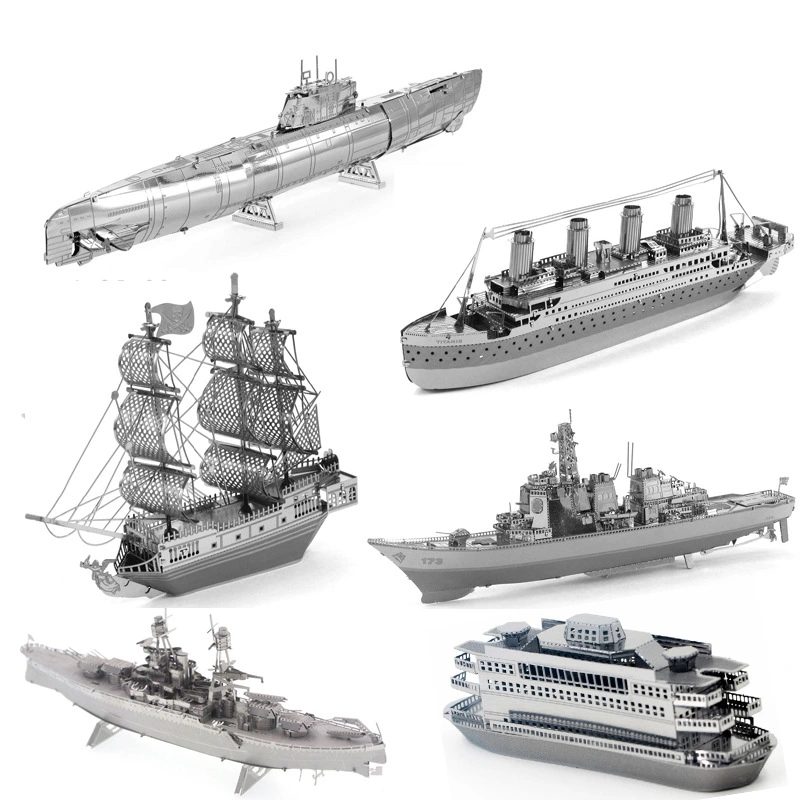 Aipin 3D Metal Assembly Model DIY Puzzle Ship Destroyer