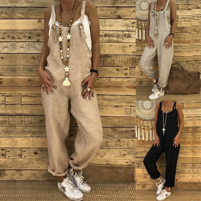 Loose casual plus size fall / winter jumpsuit