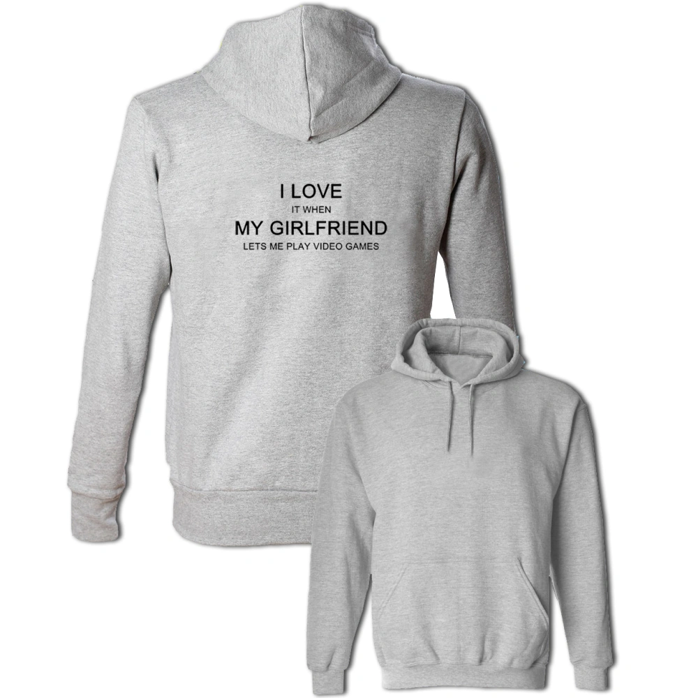 Printed pullover hoodie
