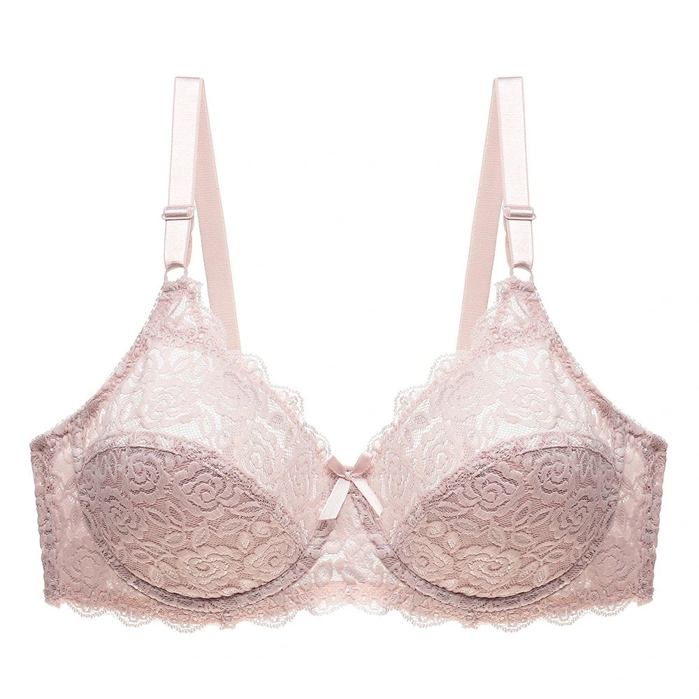 Lace bras gathered together for a breathable bra