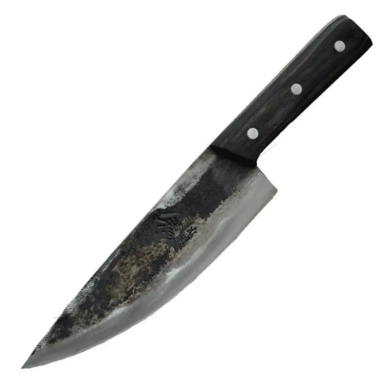 Hand-forged boning knife to cut meat professionally