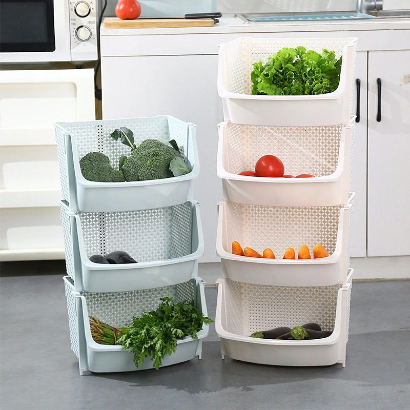 Vegetable Basket Rack with Multiple-layers