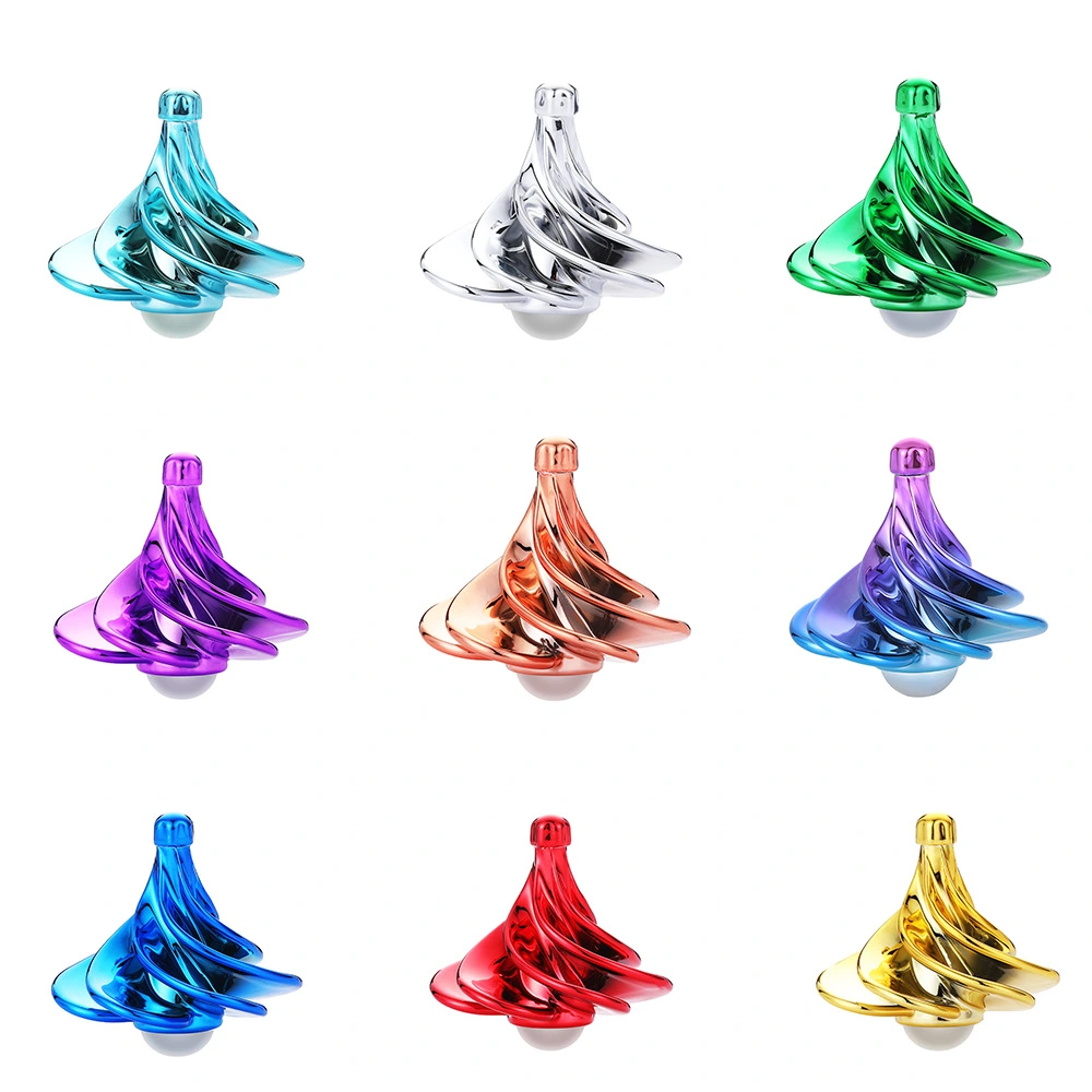 Decompression Toy Top Colorful Wind Blowing Top