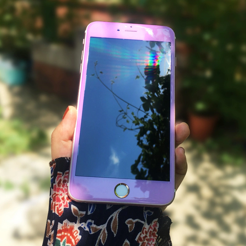 Compatible with Apple , Color changing phone tempered film