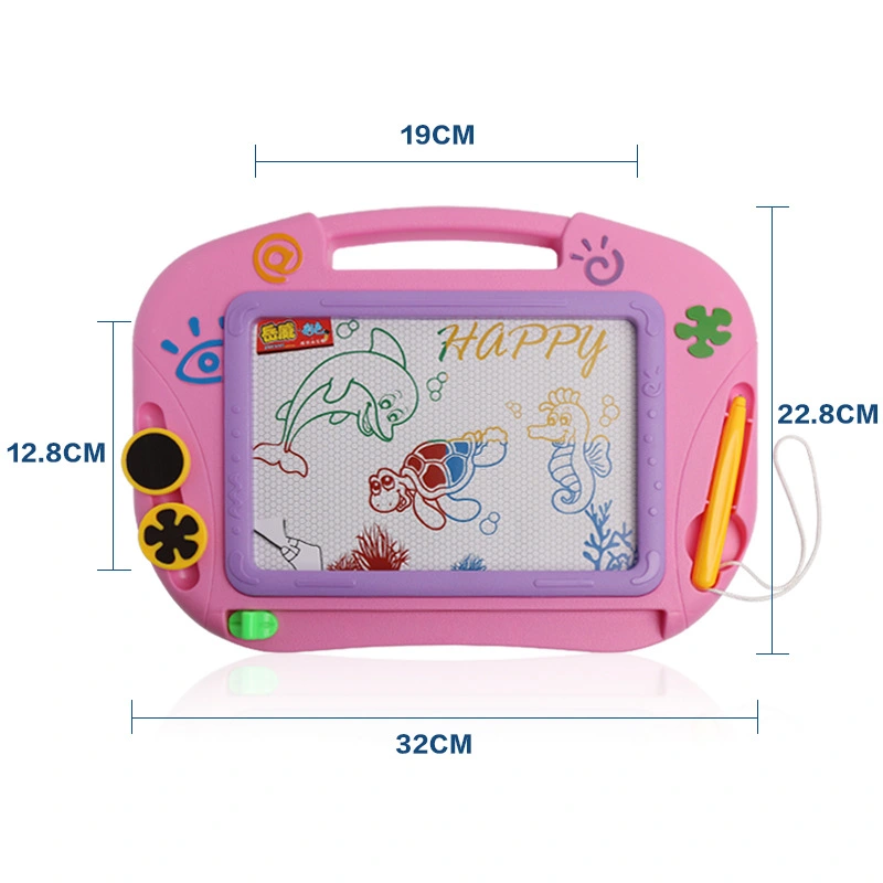 Multicolor magnetic writing board