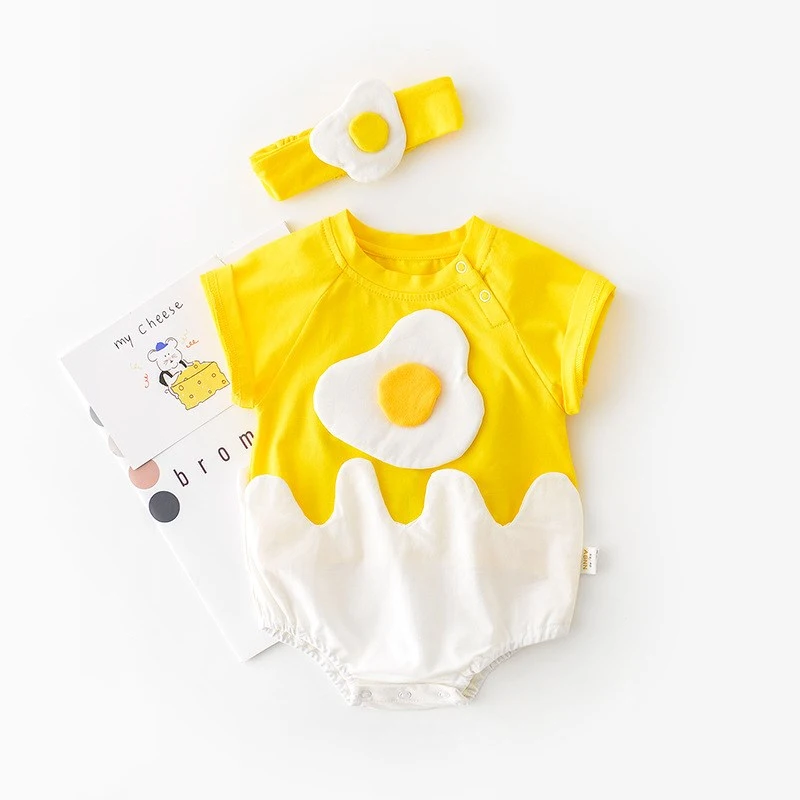 Creative Egg Triangle Romper