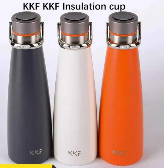 Xiaomi Thermos KKF Vacuum Bottle 24h Insulation Thermoses Stainless Steel Flask 475ML Travel Cup Sport Mug OLED Temperature Cup