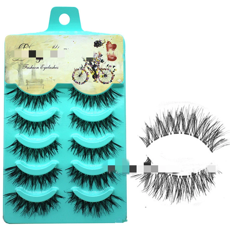 Five pairs of false eyelashes