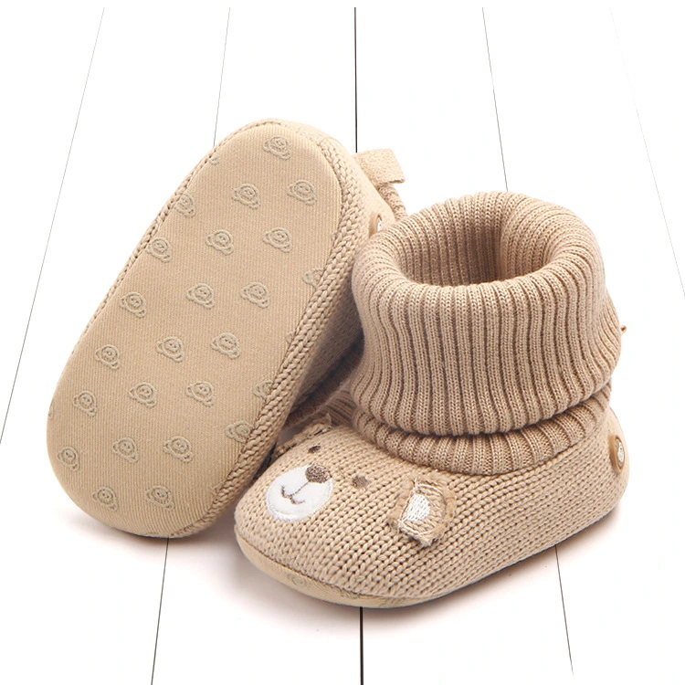 Autumn new cartoon woolen shoes baby toddler shoes