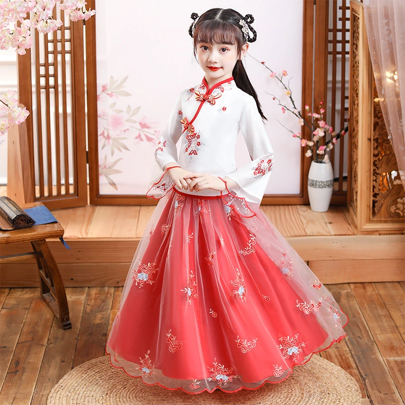 Hanfu girl children's costume dress