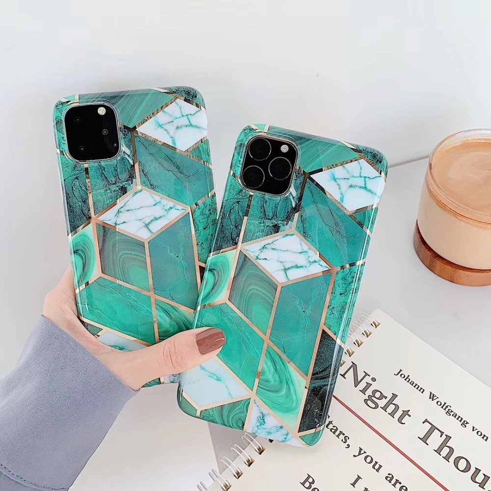 Spliced diamond phone case