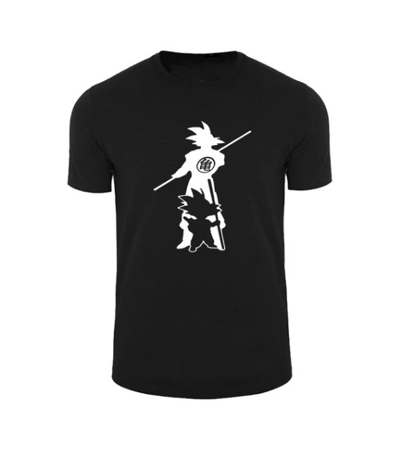 Dragon Ball Print Round Neck Short Sleeve T-Shirt